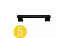 Sapphire Hexa Black Cabinet Handle/Pull (5-Pack)
