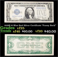 1928B $1 Blue Seal Silver Certificate "Funny Back"
