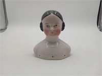 German China Doll Covered Wagon Style Porcelain