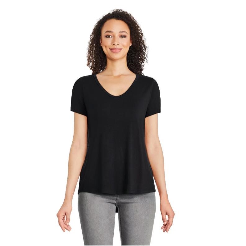 $12-SIZE L GEORGE WOMEN'S SCOOP NECKLINE TEE