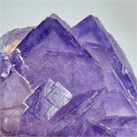 95 Gm Attractive Phantom Purple Zoning Fluorite