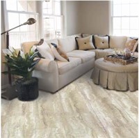 Light Grey Peel and Stick Tile Flooring (100 sqft)