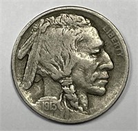 1913 Buffalo Nickel Type 1 Very Fine VF