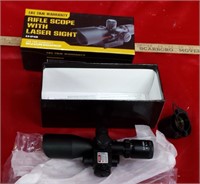 Rifle Scope with Laser Sight   New