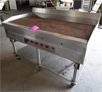 60" natural gas griddle with stand