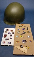 Military Helmet & Pins