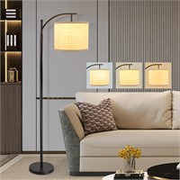 Modern Arc Floor Lamp, 3000K Warm