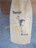 Navajo Brand Vintage Wood Canoe Oar