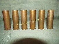 Winchester Vintage Brass Shotgun Hulls - 6pc