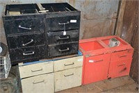 Group Lot of Metal File Drawers - Contents ARE