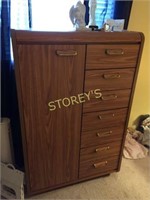 8 Drawer, 1 Door Dresser - 35 x 17 x 55