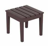 Shoreline All-Weather 18" Side Table-Dark Brown