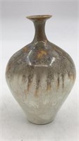 Vintage Signed Dabbert Narrow Stem Vase
