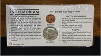 1964 silver half dollar Kennedy-Lincoln In
