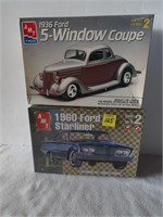 1936 Ford Coupe & Ford Starliner Model Kits