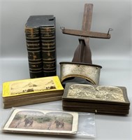 Vintage Stereograph and Picture Cards