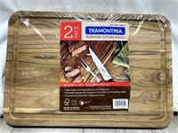 Tramontina Teakwood Cutting Boards 2 Pack