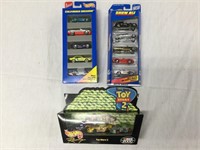 3 Hot Wheels cars sets