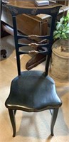 Painted Straight Back Chair