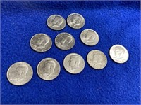 1981-83 Kennedy Half Dollars (10)