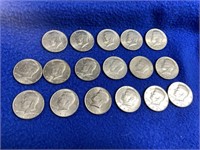 1977-79 Kennedy Half Dollars (17)
