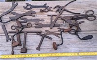 Large Assortment of Antique Tools