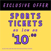 Discount Tickets for Sporting Events!