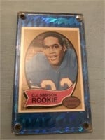 O J Simpson Rookie card