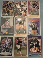 Lot of football cards with Reggie white