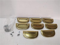 8 brass door knockers