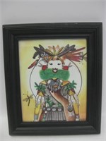 11"x 13" Framed Kachina Picture