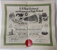 1936 High School Diploma