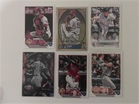 Baseball Rookie Cards Brett Baty, O'Hoppe, Clemens