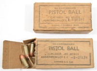 USGI Pistol Ball .45 CAL 100 Cartridges