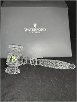 8.25 " WATERFORD CRYSTAL GAVEL W/ BOX