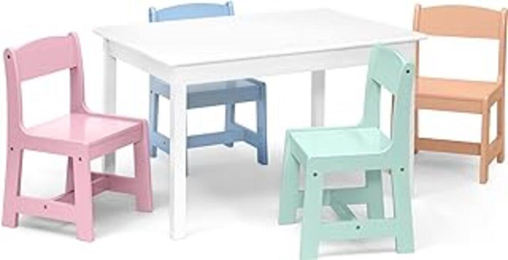 Delta Children Mysize Kids Table With 4 Chairs,