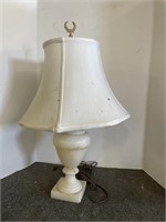 Marble Table Lamp BASE HAS A CRACK