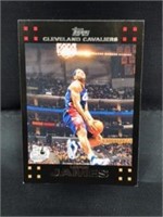 2007 Topps LeBron James card