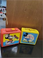 TWO VINTAGE LUNCH BOXES