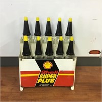original Shell super plus rack, bottles & tops