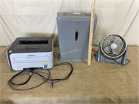 Lakewood 8" fan works; Brother HL-2170W Printer,