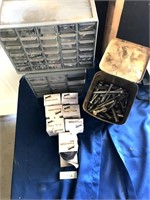 Assorted Bolts, Nuts, Hardware & Emery Cloth Rolls