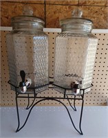 2 Gallon Drink Dispenser with Stand one sprout has