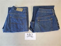 2 Men's 32x30 Jeans - Tommy Hilfiger & Old Navy