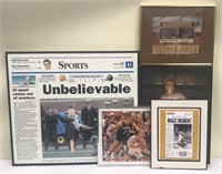 Lot of 5 News-Gazette Sports Page Prints