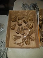 Box of chandelier crystals