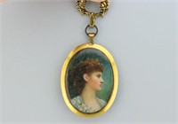 Circa 1850-70 Portrait Miniature