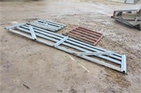 (2) Galvanized Gates, 33"x11FT8" and 40"x4FT, With
