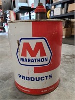 Marathon 5 gal oil can