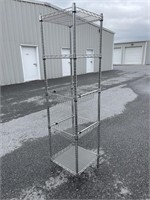STAINLESS STEEL STORAGE RACK WITH DRAWERS